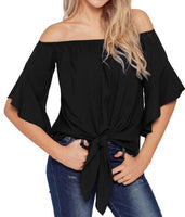 Black Off Shoulder Top